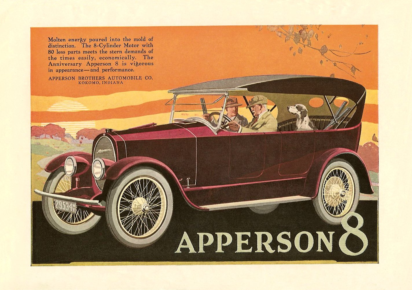 1919 Haynes-Apperson Auto Advertising